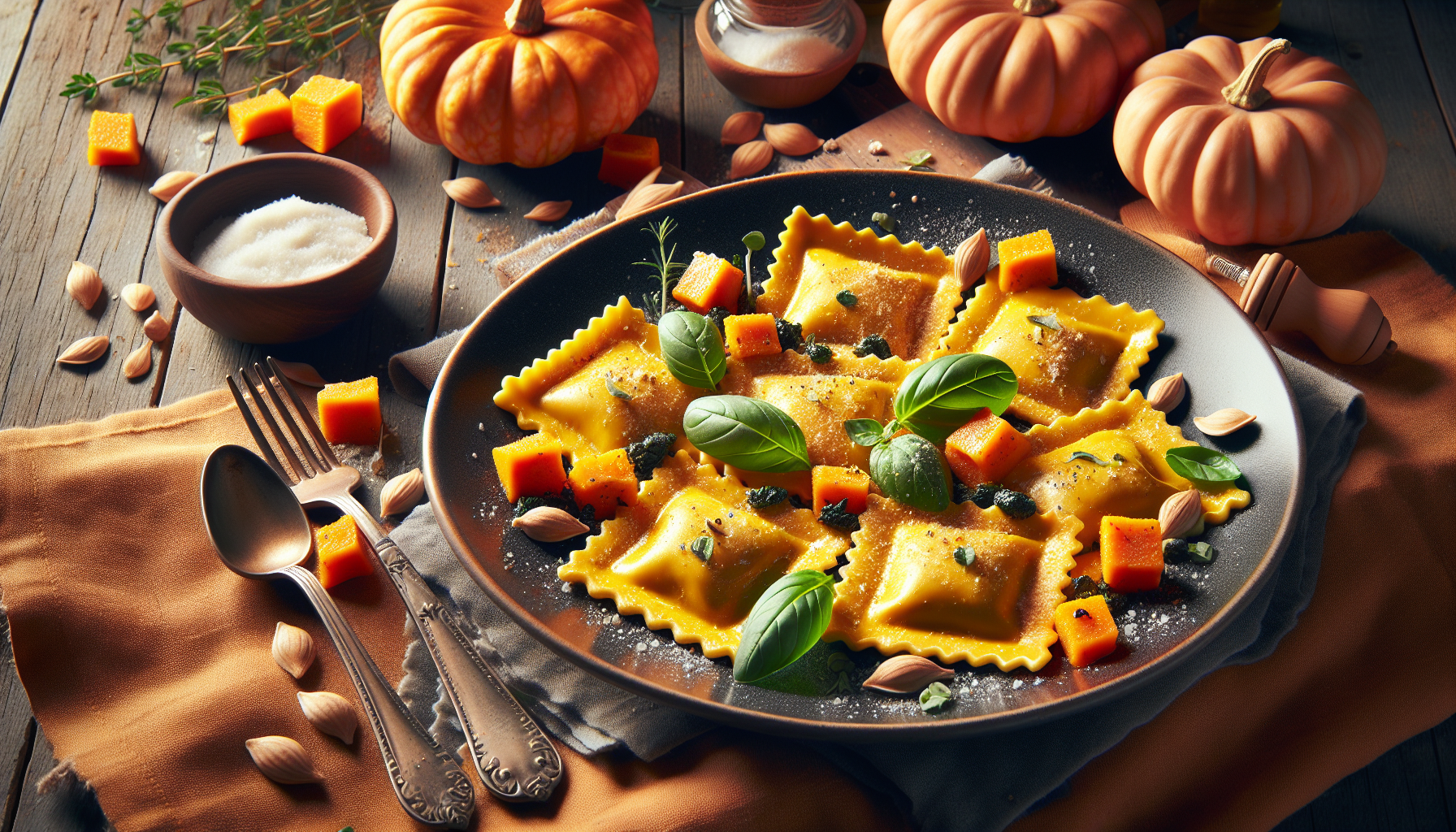 raviolo di zucca